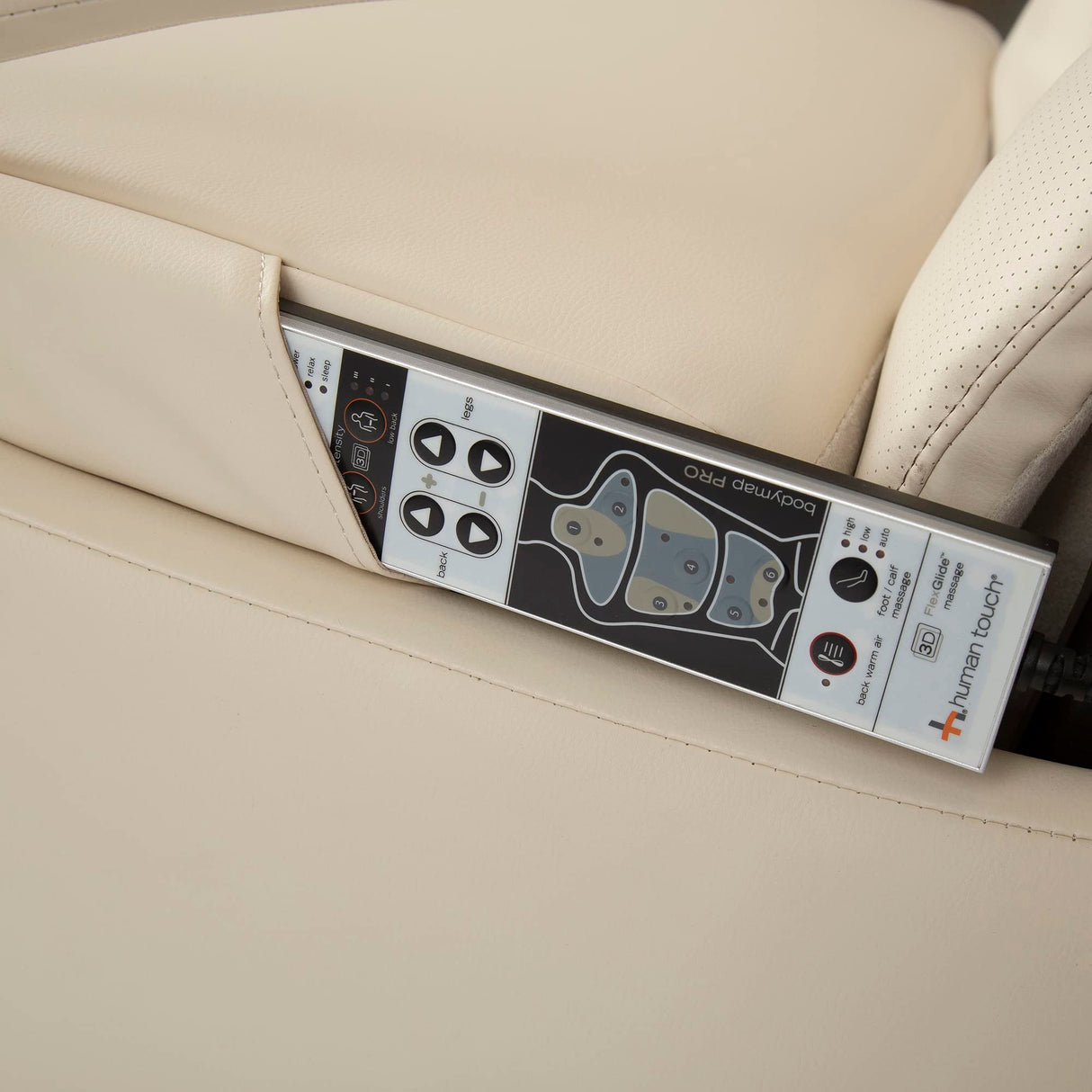 Human Touch WholeBody 8.0 Massage Living Room Recliner Swivel Chair - Full Body Professional Grade Personal Massage - Relaxation w Heat for Targeted Stress + Muscle Pain Relief with Foot Calf – Bone Human Touch