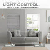 Customize Your Size - Blinds Emporium Cordless White 2" Inch Faux Wood Blind 28 1/2" (28 .5) W x 64" Inch Long Ultra Premium Blinds Emporium Of GA