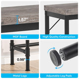 Tribesigns 70.9 Inch Extra Long Console Table, Narrow Long Sofa Table Behind Couch, Rustic Grey Entryway Hallway Table Industrial Height Bar Table for Living Room Tribesigns