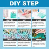 Zariocy 5D Large Diamond Art Kits for Adults Glowing Pumpkin, Diamond Painting Art Halloween Round Full Drill Crystal Diamond Embroidery Paintings Arts Craft for Home Office Wall Decor 31.5x11.81 inch Zariocy