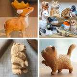 Wood Carving Kit with Sharp Carving Tools – Deluxe Wood Whittling Kit, Carving Knife Set with PU Leather Storage Bag – Complete Woodworking Tools for Beginners and Professionals bellaDimora