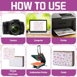 ZUYYON 3 Pcs Sublimation Blank Business Card Holder PU Leather Name Card Case Pocket Heat Transfer Blank Card Carrier Case Wallet with Magnetic Shut for Men Women ZUYYON