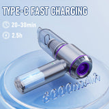 Car Vacuum Portable Cordless 20000PA High power Mini Vacuum Cleaner 4-in-1 Compressed Air Duster & Air Blower & Pump Hand Held Vacuum with Brushless Motor for Car, Home, Office,Camping (Purple) houscly