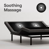 Nectar Premier Adjustable Base - Queen - Head & Foot Incline - Wireless Remote with Memory- 3 Massage Settings - 4 USB Ports - Anti-Snore & Zero Gravity Nectar