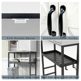 Timboniture Over The Toilet Storage Cabinet, Bathroom Above Toilet Cabinet Organizer with Doors and Adjustable Shelves, Bathroom Shelf Organizer with Anti-Tip Device & Drain Rack, White Timboniture