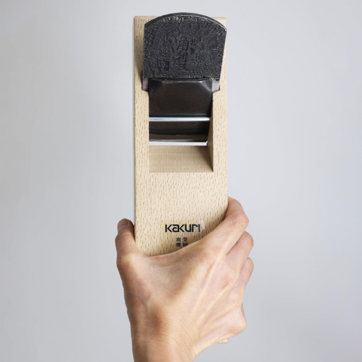 KAKURI Large Japanese Hand Plane for Woodworking 58mm, Aogami Blue Steel No.2 Blade, Professional Hand Planer Tool, Made in JAPAN KAKURI