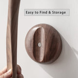 muso wood Shoe Horn 15" Long Handle for Seniors, Wooden Shoehorn for Men Women Kids Elderly Pregnancy - Hang Easily (Walnut) muso wood