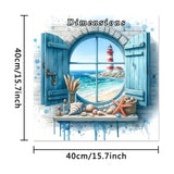 MBNTJHT Lighthouse Paint by Numbers Kit for Adults,DIY Lighthouse Landscape Acrylic Paint by Number Kits for Adult Beginners,Sea Scenery Oil Painting Kits for Home Wall Decor 16X16 Inch. MBNTJHT