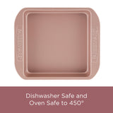 Farberware 47776 Nonstick Bakeware, Nonstick Muffin Pan / Cupcake Pan - 12 Cup, Rose Gold Red Farberware