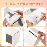 Ctosree 50 Pcs Gift Boxes for Sublimation Mugs, Mug Boxes for Shipping Exhibition Boxes for 11oz, 12oz, 15oz Sublimation Mugs Blank Mug Box Cups Gift Wrapping (White) Ctosree