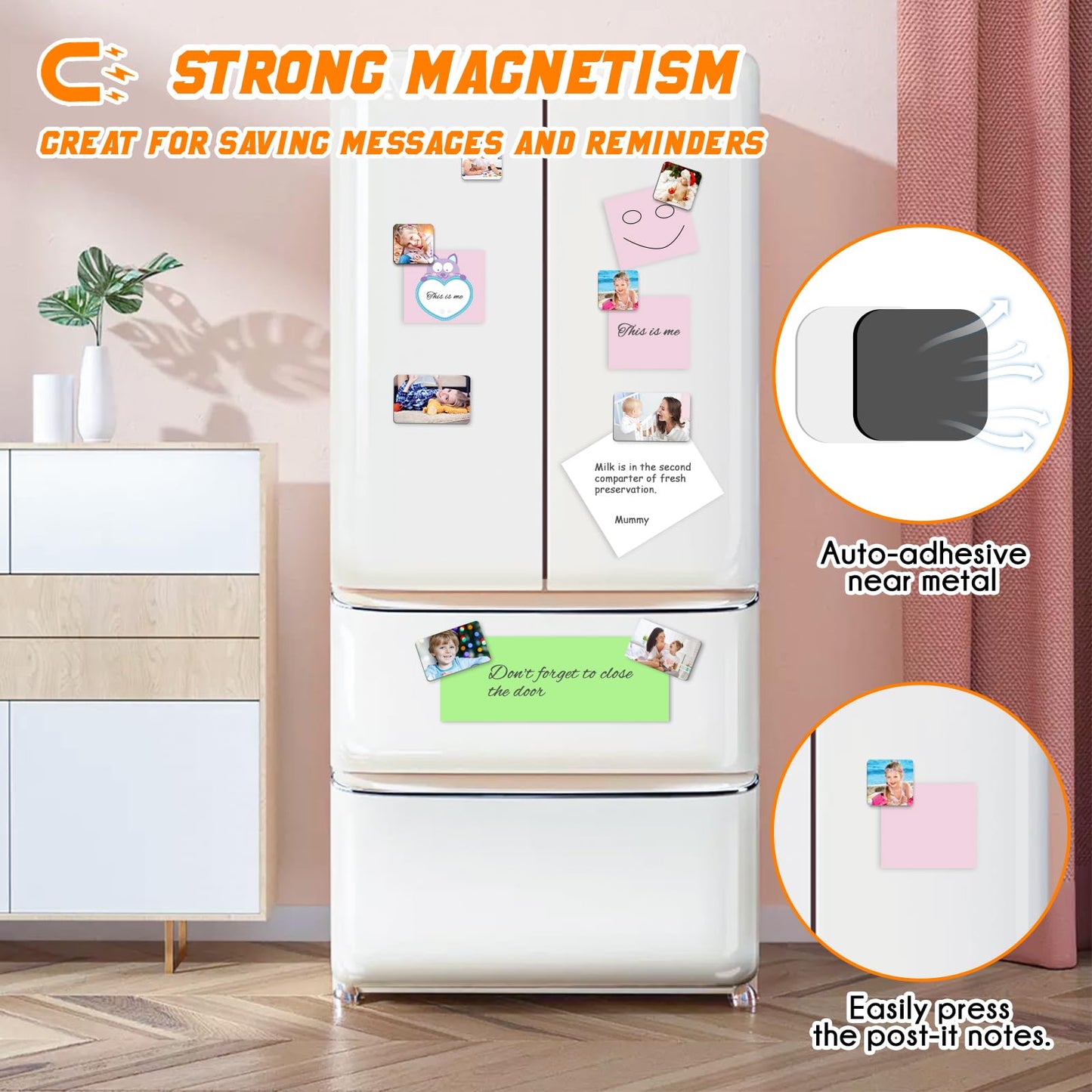 Clonivent 20 PCS Sublimation Magnet Blanks, 2x3 inch Sublimation Blank Refrigerator Magnets Personalized Fridge Soft Magnet Sticker Blanks Products for DIY Home Kitchen Decorative