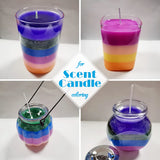 Candle Dye - 20 Color Liquid Wax Dye for DIY Making, High Concentration Color for Soy, Gel, Paraffin Wax - 10ml Each Limino