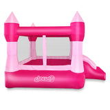 Cloud 9 Princess Bounce House with Blower, Pink Castle Inflatable Bouncer for Kids, Includes Stakes and Repair Patches Cloud 9