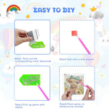 WEMEON Cow Diamond Art Painting Kits for Kids with Frame,Animal Diamond Art for Kids Ages 4-8-12,Package for Gift and Home Wall Decor(7x7inch) WEMEON