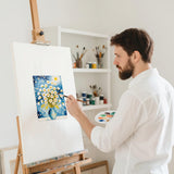 30 Sheets Drawing Paper, 300 GSM Thick Textured Cotton Painting Paper - 4 x 6 Inch Deckled Edge Handmade Paper for Painting, Calligraphy, Wedding Invitations, Greeting Cards, DIY Crafts EllaYIDOI