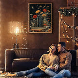 4 Pack Book Flower Diamond Art Kits for Adults Beginners,Full Round Drill DIY Diamond Painting Kits,Paint by Diamonds Dot Gem Art Crystal Easy,Home Wall Decor 12X16Inch Tiwabb