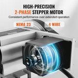 VEVOR Dividing Head, K11-100mm 3-Jaw Chuck, CNC Router Milling Machine Rotational Axis 4th Axis A Axis Indexing Head, 2.6"/65 mm Center Height MT2 Tailstock 6:1 Gear Ratio, Universal for Engraving VEVOR