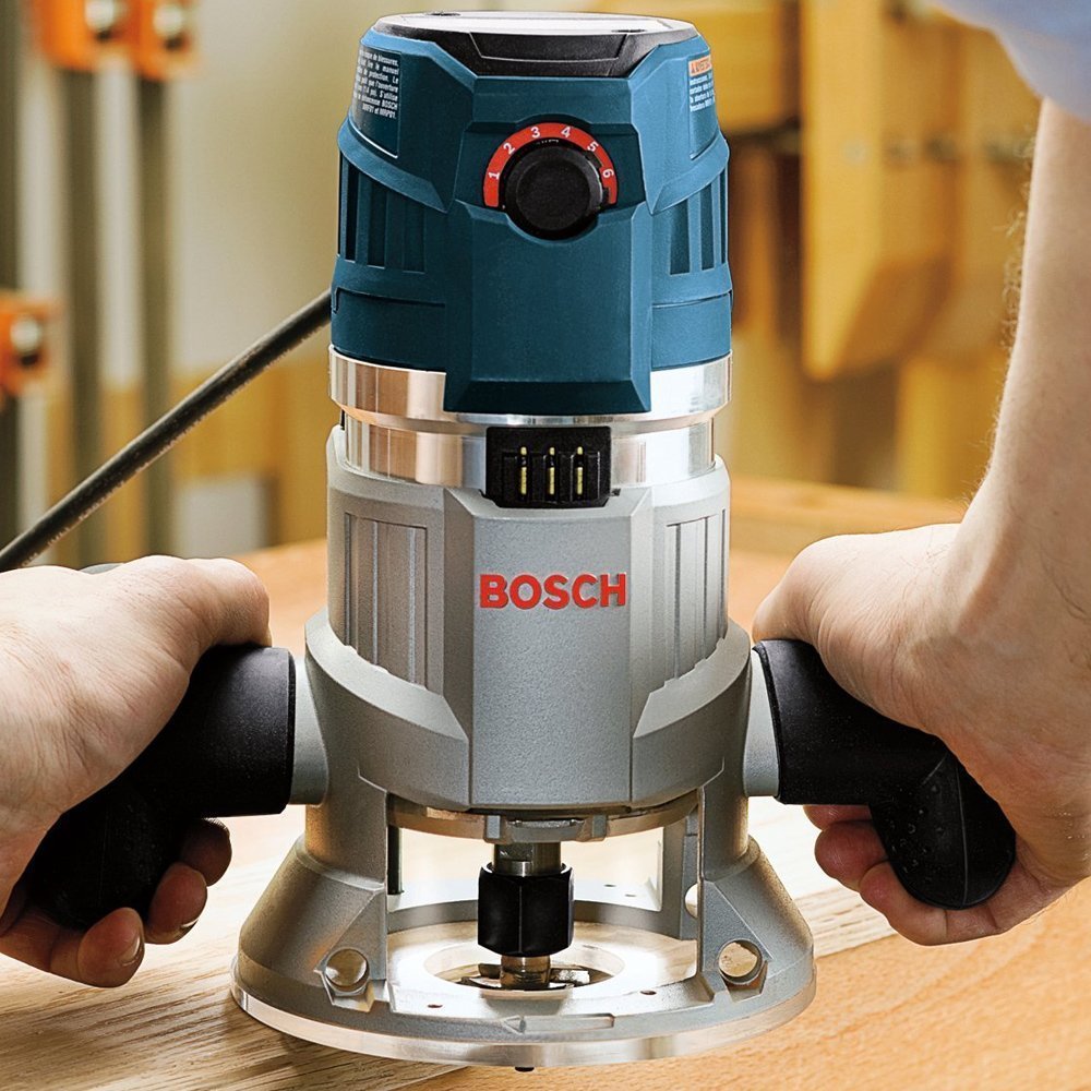 Bosch MRF23EVS-RT 2.3 hp Fixed-Base Router (Renewed) - WoodArtSupply