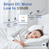 LANMEL 72'' Ceiling Fan with Lights and Remote, Low Profile Modern Ceiling Fan Gold, 6 Speed, Reversible, 3000k-6000k Dimmable LED, Quiet DC Motor for Indoor Outdoor Bedroom Living Room LANMEL