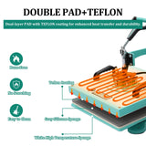 6 in 1 Heat Press Machine, 15x15 inch Sublimation Heat Press, 360° Swing Away Digital Heat Transfer Multifunction Heat Transfer Sublimation Combo for T-Shirt, Cap, Mug, Plate, Pillow, Bag GarveeHome