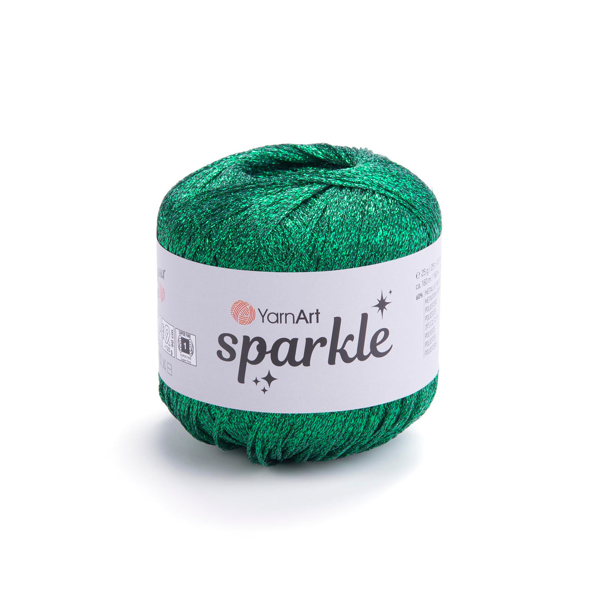 YarnArt Sparkle - Metallic Glitter Yarn for Crochet & Knitting, Amigurumi, Cardigans, Shawls, Bag Making, Soft Craft Yarn (1333) YarnArt