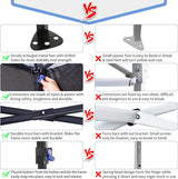 10x10 Pop Up Canopy Tent with 4 Sidewalls and Mesh Windows 2.0, Waterproof Commercial Instant Gazebo Tent Outdoor Canopy Tents for Party/Exhibition/Picnic with Carry Bag,4 Stakes & Ropes (Black) COBIZI