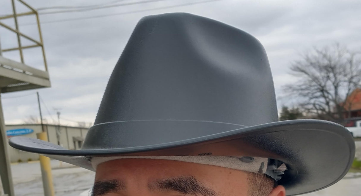 OccuNomix VCB200-06 Vulcan Cowboy Style Hard Hat with Ratchet Suspension, Black, One Size OccuNomix