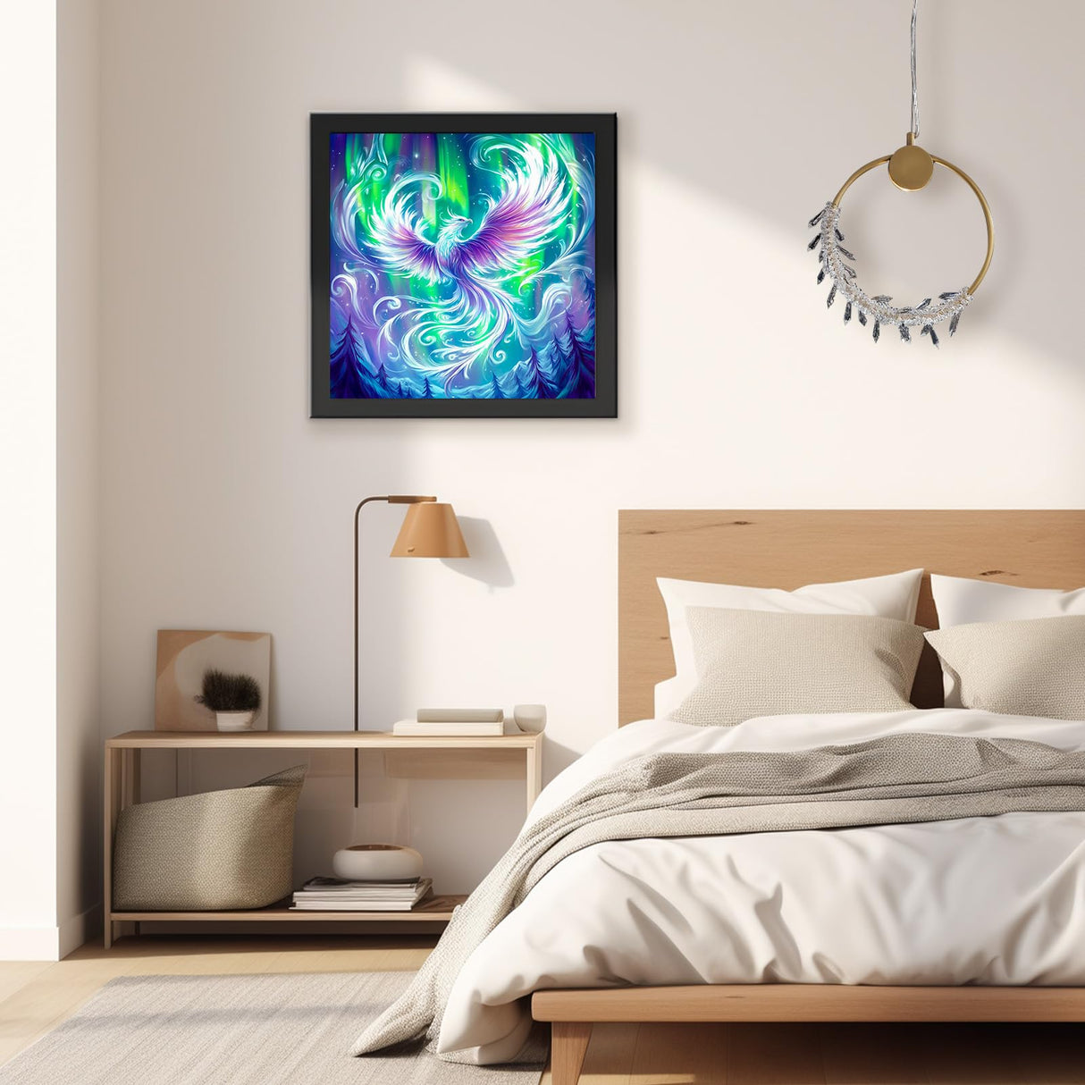 TOSTOG Phoenix Diamond Art Kits for Adults, Beautiful Phoenix Diamond Painting for Adults, Full Drill Diamond Art Kits, 5D Diamond Painting Kit Gem Art Wall Decor and Gift 12 * 12 Inch. TOSTOG