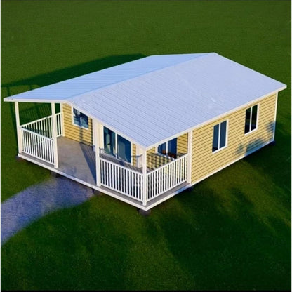 Tiny House Modern Prefab Modular Luxury Modern prefab Villa Mobile Vacation Tiny Steel Home -20 Feet prefabricated Tiny House - WoodArtSupply