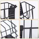 MENEONE Heavy-Duty Slatwall Baskets and Hooks - Slatwall Accessories for Standard Slatwall Panels | Ideal for Organizing Garages and Workshops MENEONE