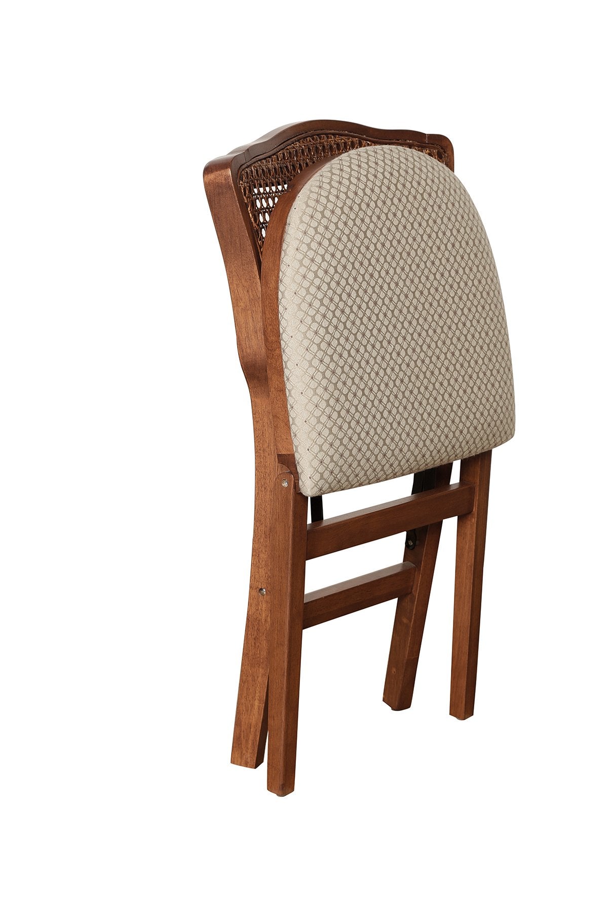 Stakmore French Cane Back Folding Chair Finish, Set of 2, Fruitwood MECO