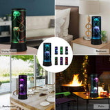 EDIER Jellyfish Lamp,LED Fantasy Jellyfish Light Lamp,7 Color Setting Jellyfish Tank Table Lamp Decorations for Home Office Decor Great Gifts for Kids EDIER