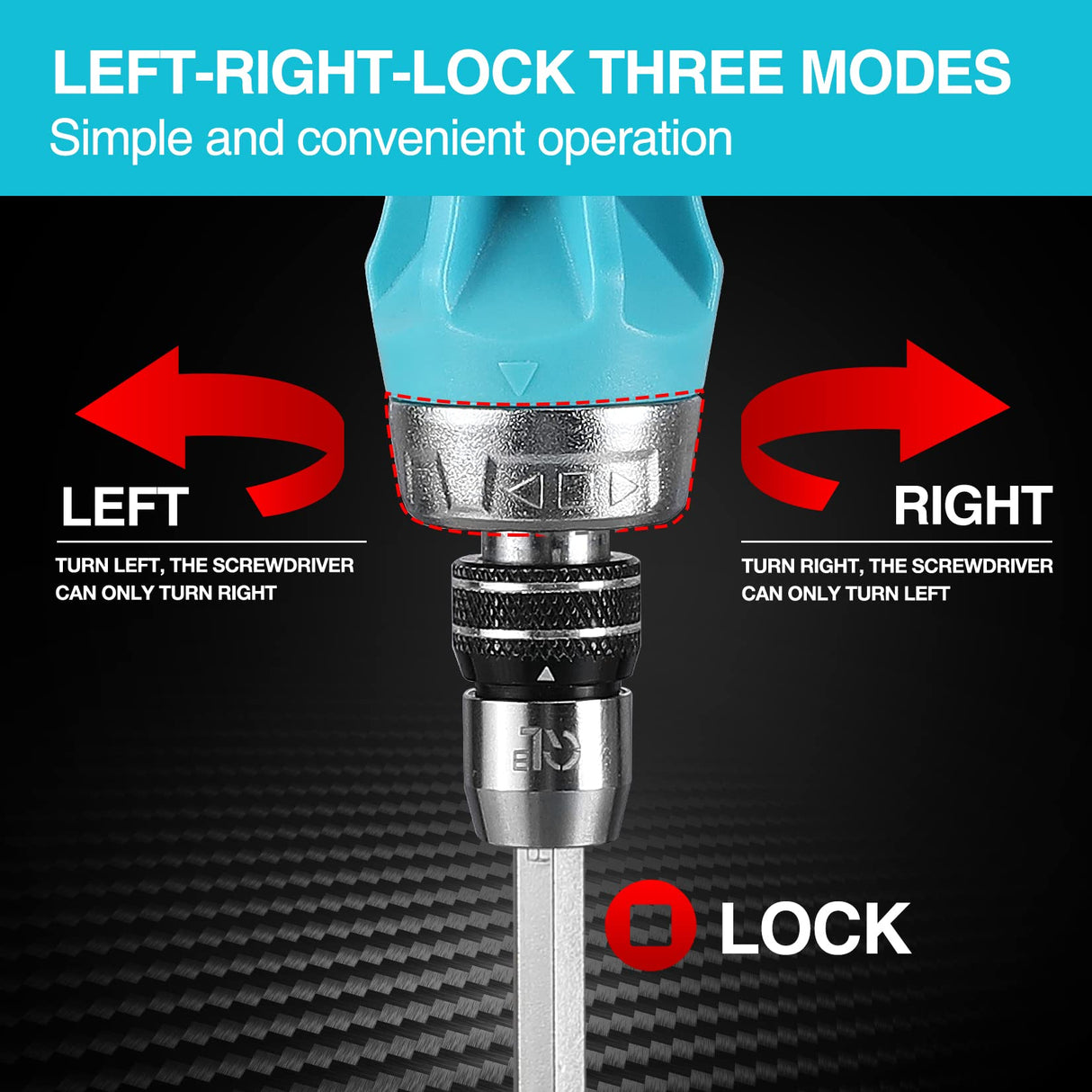 DURATECH Ratcheting Screwdriver, 12-in-1 Multi-bit Screw Drivers, Premium S2 Steel, Innovated Bits Quick-Load Mechanism, with Phillips, Slotted, Torx, Square Bits Stored in Handle DURATECH
