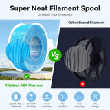 FLASHFORGE Adventurer 5M 3D Printer with Sparkle Sky Blue ASA 1KG FilaBees