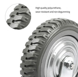 tonchean 6 Inch Rubber Caster Wheels Heavy Duty Anti-Skid Swivel Casters 1653Lbs Silent Universal 360 Degree Rotation Ball Bearing Set of 4 (All Swivel,2 with Brake Lock, 2 Without) tonchean