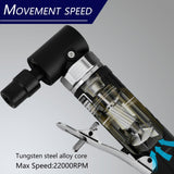 1/4 Inch Angle Air Die Grinder Pcs Sanding Discs 1Pcs 1/4 Inch Collet Angle Die Grinder 90 Degree Angle Grinder Speed Up To 22000PRM Angle Grinder Ergonomics Air Tool Safety Switch Pneumatic Tool HYFN