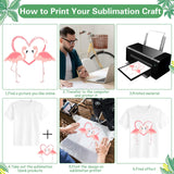 Menkxi 42 Pcs Sublimation Products Set Include Blanks 20 oz Tumblers Wind Spinners T Shirts Keychain Earring Pillow Cover Mouse Pad Coaster Garden Flag Gift Box for DIY Transfer Heat Press Printing Menkxi