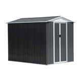 Outdoor Storage Shed 6 X 9 FT, Metal Storage Shed, Outdoor Tool Storage Shed with Door Lock, Waterproof, for Backyard, Garden Patio Lawn CuisinSmart