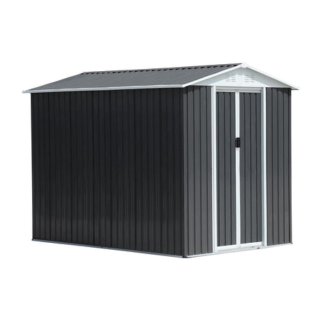 Outdoor Storage Shed 6 X 9 FT, Metal Storage Shed, Outdoor Tool Storage Shed with Door Lock, Waterproof, for Backyard, Garden Patio Lawn CuisinSmart