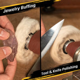 Sbestily Multifunctional Electric Knife and Tool Sharpener, 7-Adjustable Speed Knife Making Belt Grinder Knife Sharpening System - For Hunting, Sbestily