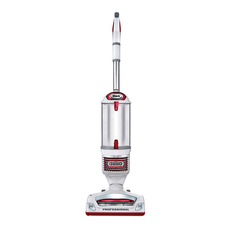 Shark NV501 Rotator Professional Lift-Away Upright Vacuum with HEPA Filter, Swivel Steering, LED Headlights, Wide Upholstery Tool, Dusting Brush & Crevice Tool, White/Red Shark