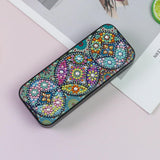 FlyingMage 5D Diamond Art Painting Kit for Adults Beginner, Small DIY Diamond Dots Gem Art Painting Mosaic Kits, Cute Hard Shell Sunglasses Eyeglasses Glasses Case for Women Teen, Mandala Totem FlyingMage
