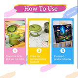 xackcme Mushroom Paint by Numbers for Adults - Forest Paint by Number on Canvas Without Frame, DIY Oil Painting for Gift Home Wall Decor (16x20 inch) xackcme