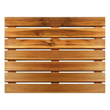 Villa Acacia Wooden Bath Mats -23 x 23 Inch Acacia Wood Indoor or Outdoor Shower Mats - Slated Platform Wood Shower Mat for Floor﻿ Thirteen Chefs