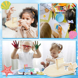 Amersumer 10 Pcs DIY Toy Wood Boat Craft Kits, Mini Wooden Sailboat Kits, Paddle Boats Paint and Decorate for School Projects, Make Your Own Sailboat Craft Amersumer