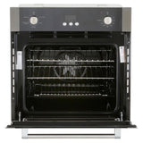 Magic Chef Single Electric Wall Oven with Convection Feature for Cooking & Baking, 24" Magic Chef