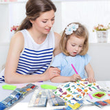 Viicoor 31PCS Dinosaurs Diamond Painting Sticker Kit, DIY Creative Diamond Art Sticker Craft by Numbers Kits Viicoor