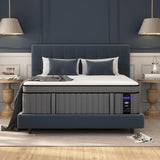 DIFAME Queen Size Mattress, Upgrade Strengthen 14 Inch Hybrid Queen Mattress in a Box,Mattress Queen Size with Memory Foam and Independent Pocket Spring,Medium Firm,Edge Support,Motion Isolation DIFAME