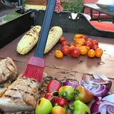 AOOCAN Copper Grill Mat Set of 5 - Non-Stick BBQ Outdoor Grill, Copper Grilling Mats Reusable and Easy to Clean, Works on Electric Grill Outdoor Gas Charcoal BBQ as Seen on TV-15.75 x 13 Inch Aoocan