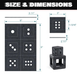 WelderElite Welding Coupons 1/8" Welding Practice Kit 11 Gauge Beginners Welding Mild Steel Sheet Can Be Used to Make 3 Dice and 1 Cube Frame WelderElite